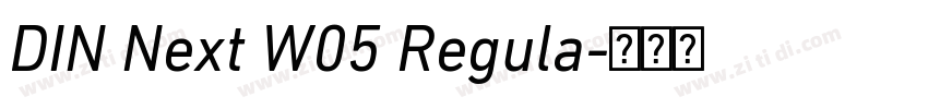 DIN Next W05 Regula字体转换 DIN Next W05 Regula字体转换